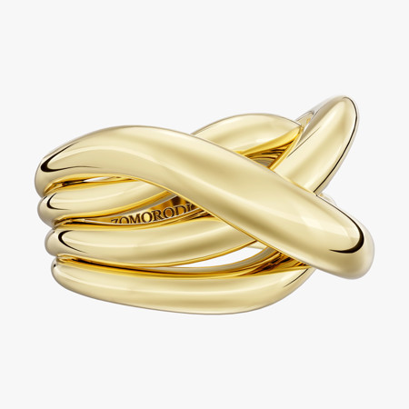 18K Gold Fractal Ring Code 30657